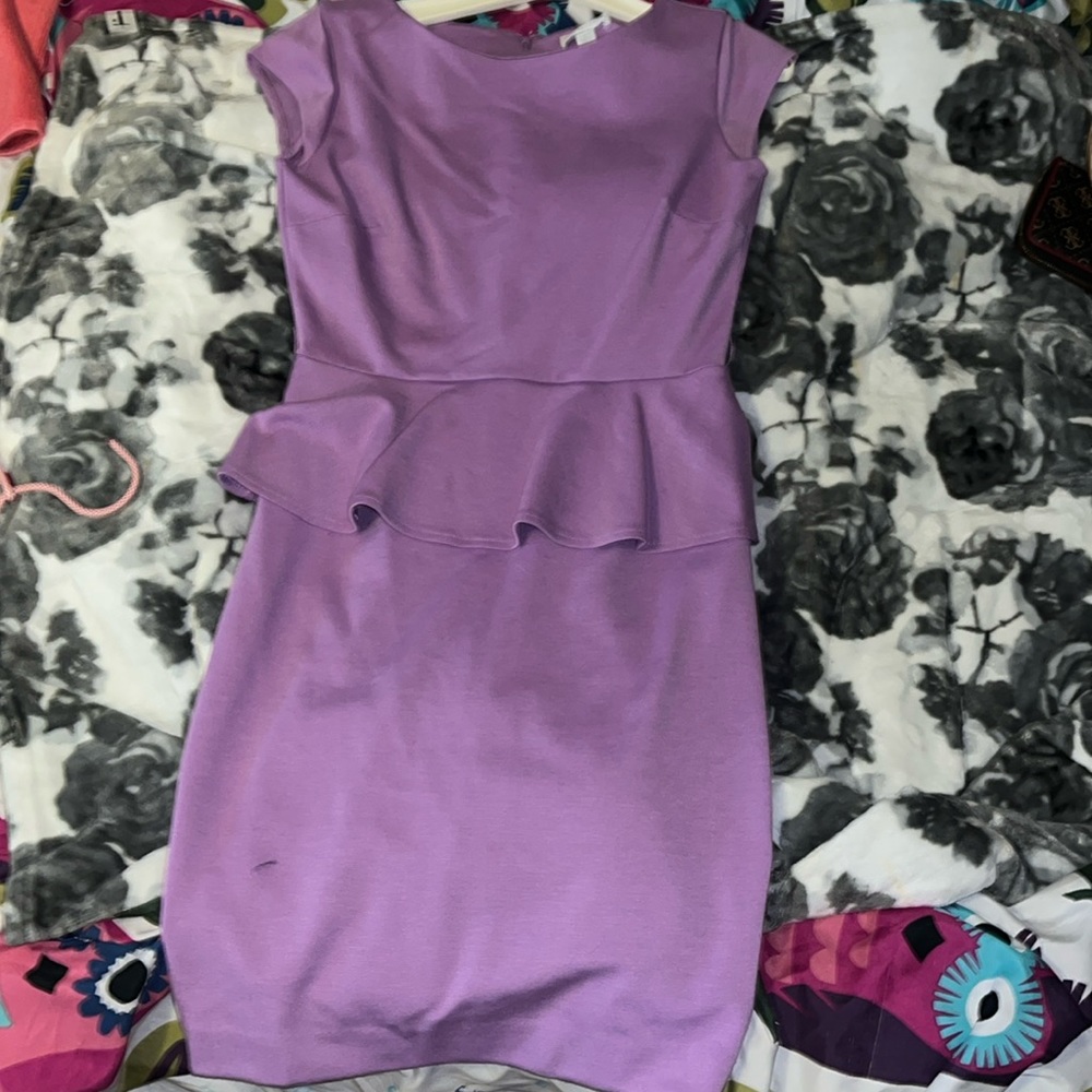 Rarely worn purple knee length dress